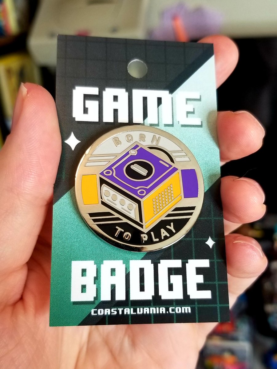 *GAME BADGES* fresh #EnamelPins  to display your favorite GAMING CONSOLES available NOW! 👾💖🔥Coastalvania.com