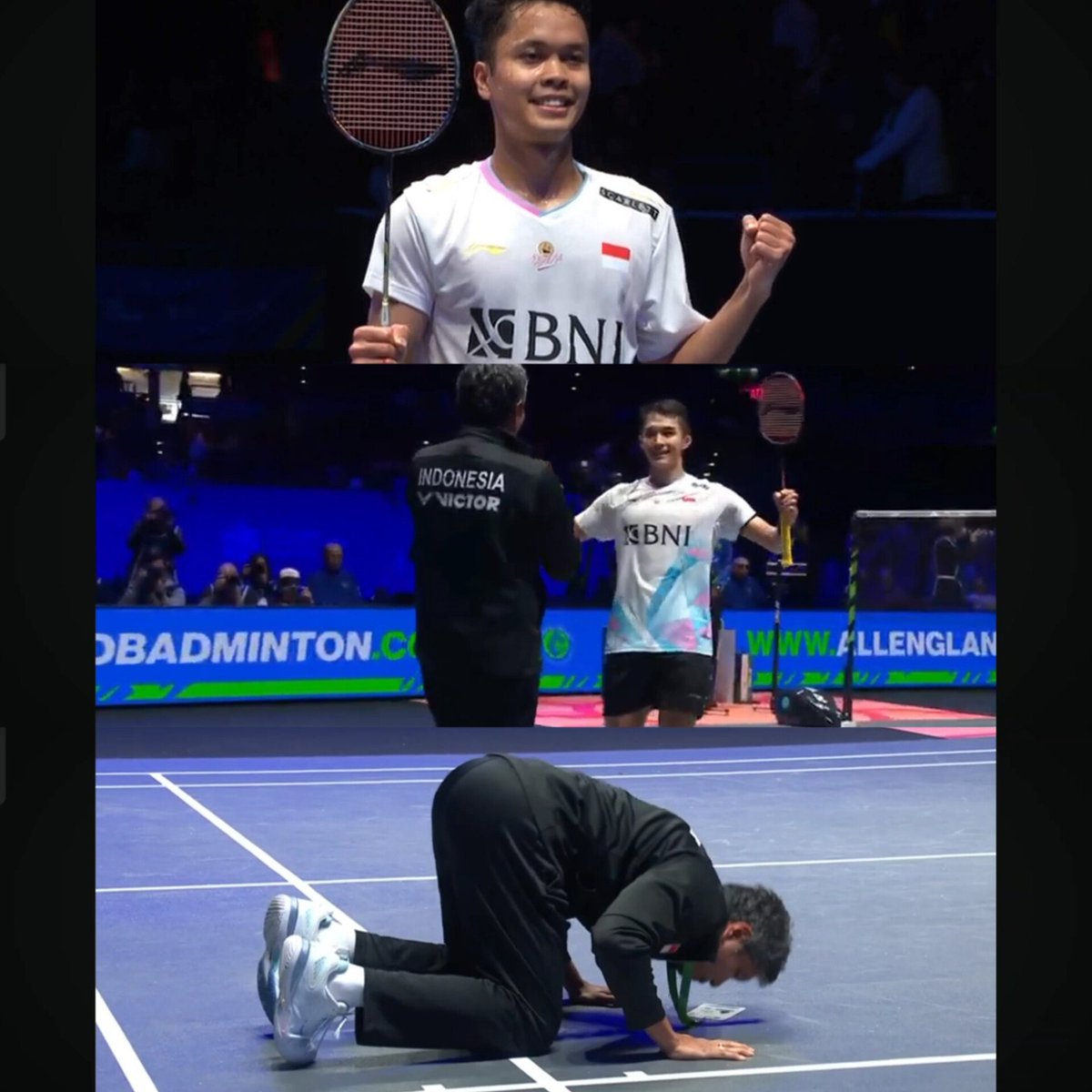 Permatasarymala's tweet photo. Jadi saksi terciptanya sejarah MS all Indonesia final All England 2024 congrats jojo , ginting 🥺🤧😭 terharu https://t.co/ECx3LSrt9e