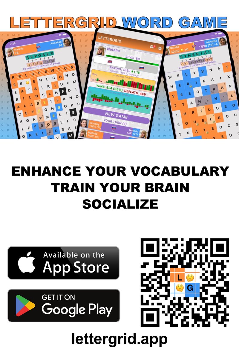 lettergrid's tweet photo. LetterGrid - where chess meets word games! #multiplayer #competative #turnbased #mobile #wordsearch #wordgame #strands #spelling #puzzle #braintraining #brainteaser https://t.co/vF9LrcBL74
