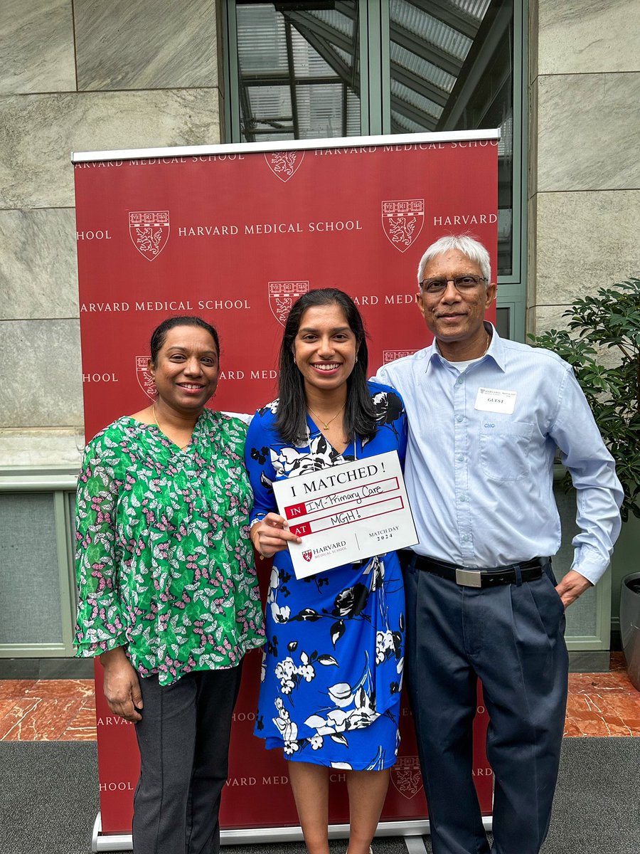 Pooja Chandrashekar, MD, MBA (@poojac99) on Twitter photo I finally get to be someone’s primary care doctor! Beyond thrilled to match at <a href="/MGHMedicine/">MassGeneral Medicine</a> for my internal medicine primary care residency! 🩺
Medicine takes a village, and I owe everything to mine — my incredible parents, mentors, and friends. We did it! ❤️ #Match2024 I finally get to be someone’s primary care doctor! Beyond thrilled to match at <a href="/MGHMedicine/">MassGeneral Medicine</a> for my internal medicine primary care residency! 🩺
Medicine takes a village, and I owe everything to mine — my incredible parents, mentors, and friends. We did it! ❤️ #Match2024