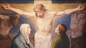 PadrepioSaint's tweet photo. "The Mass, is Christ on the Cross, with Mary and John at the foot of it and angels in adoration. Let us adore and cry of love at this contemplation." https://t.co/xldciLd5B2
