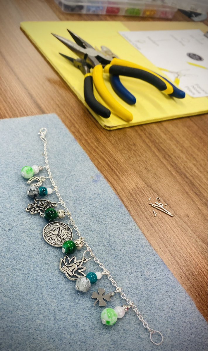What a great afternoon we’ve had creating jewellery with the lovely Kate from High Maintenance Jewellery.  Thank you for being a great host and thank you to all the fabulous ladies who attended 😊