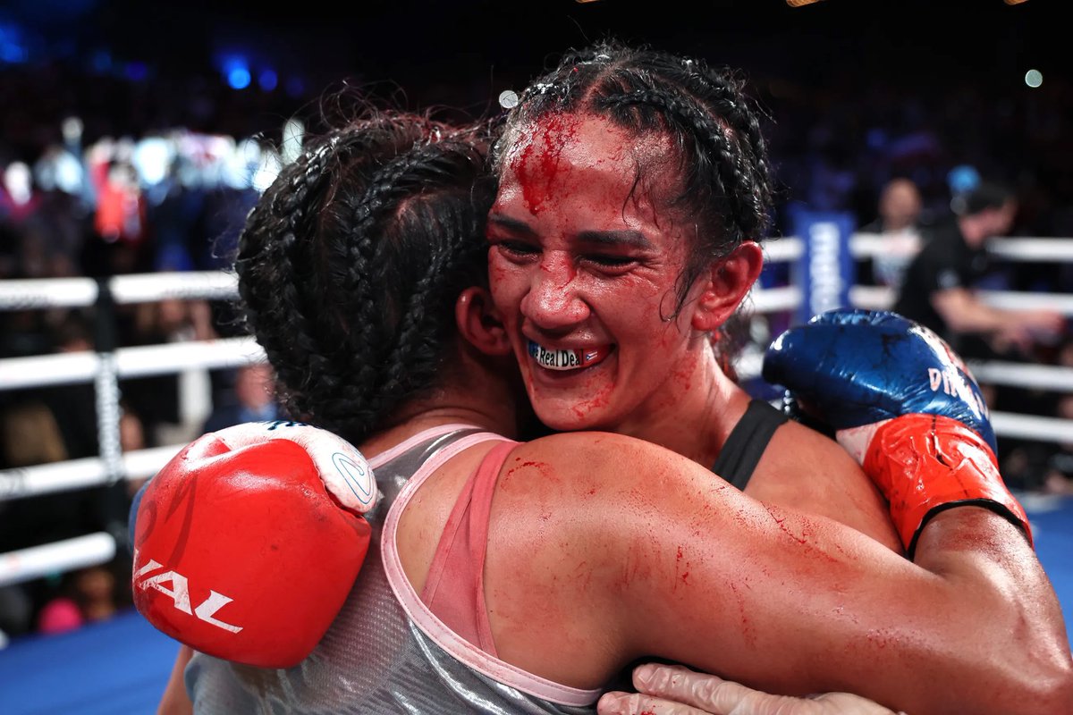 This is my Favorite fight! 
2 women determined to make their Flags &amp; Islands Proud
To live up to their legacy of giving it all &amp; leaving it all in the ring. 
We Broke the all female punch records 
We did Exactly what we said we would
We Went to War! 

On that particular night