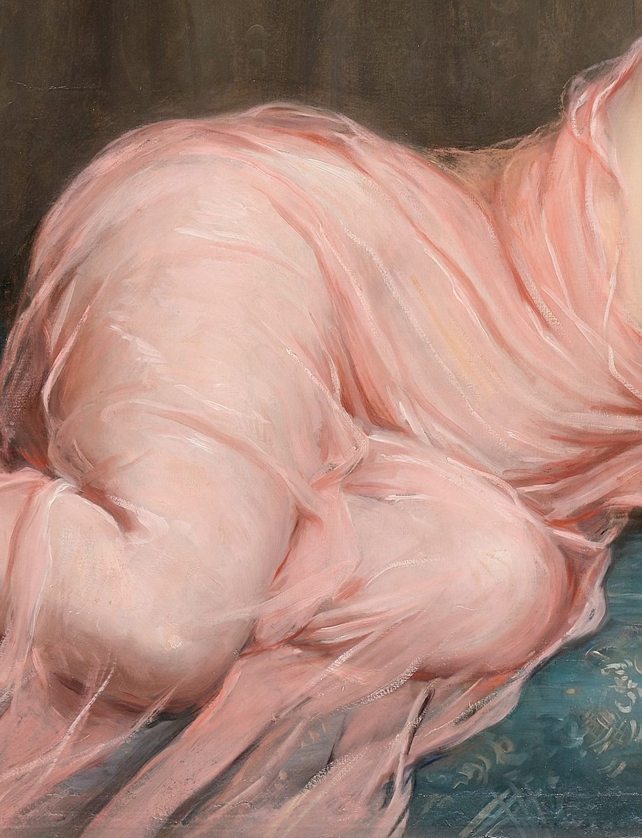ArtorOtherThing's tweet photo. François Martin-Kavel &amp; pink fabrics 
French, 1861-1931 https://t.co/yZ944dzoXA