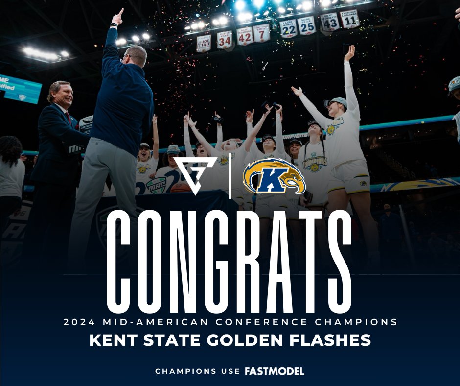 FMS_Software's tweet image. Punched that ticket to @MarchMadnessWBB 👊🎟️

Congrats @KentStWBB; the MAC Tourney Champs! 🏆

#ChampionsUseFastModel #GoFlashes