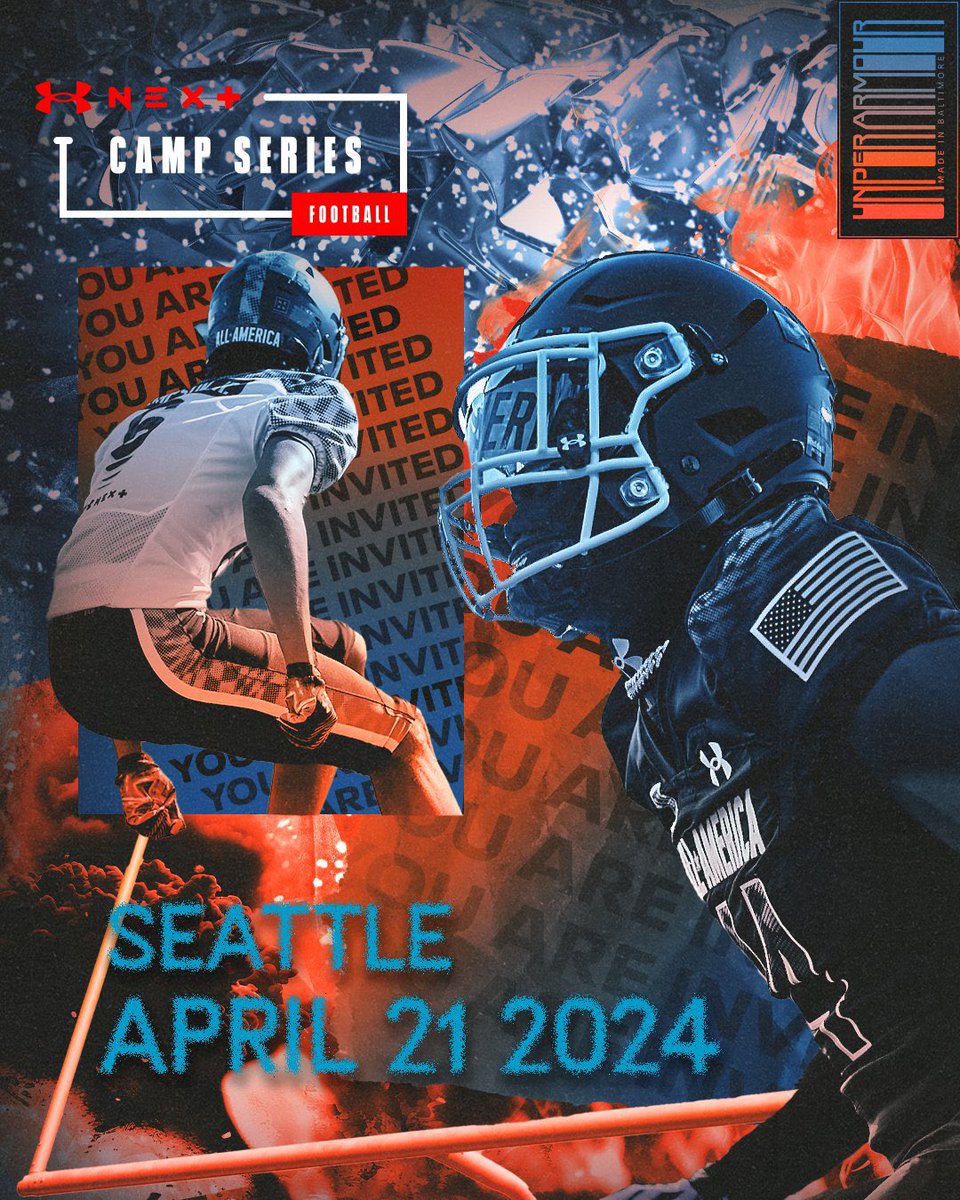 Super thankful to be Invited to the #UANext Camp series! Thank you for the opportunity!! <a href="/TheUCReport/">Billy Tucker</a> <a href="/DemetricDWarren/">Demetric D. Warren</a> <a href="/TomLuginbill/">Tom Luginbill 🇺🇸 🏈</a> <a href="/CraigHaubert/">Craig Haubert</a> Can’t wait to compete!