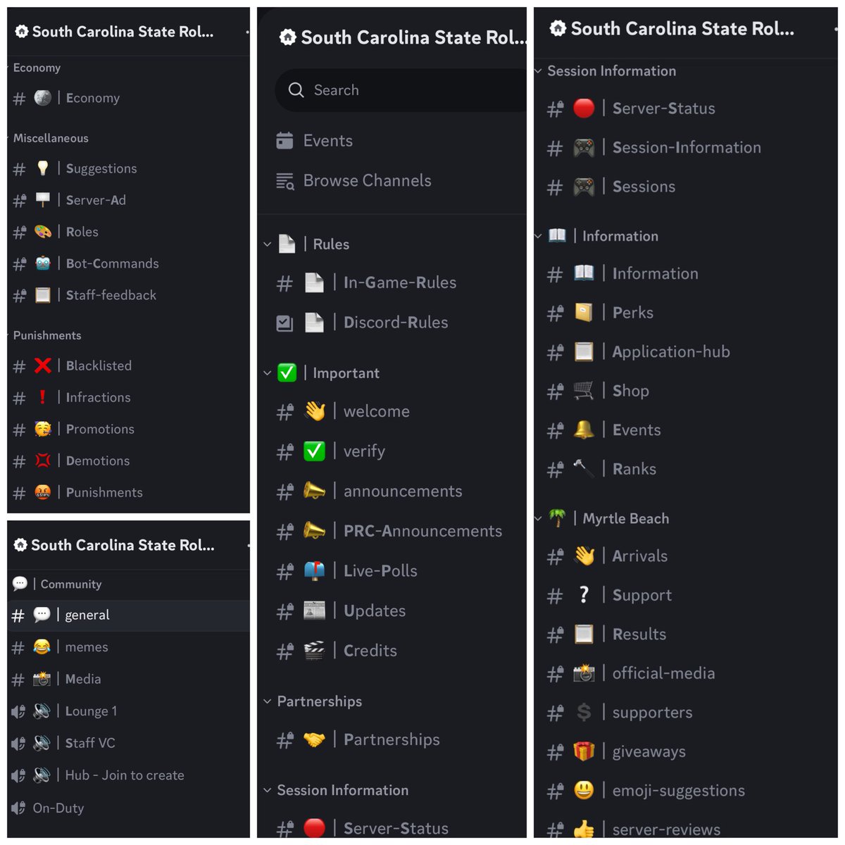 Our discord server is fully complete we are now going to be working on our ingame server if anyone would like to give us some funds for liveries and uniforms you will receive a VIP role in our discord server and 50% off premium just DM me.

- LittleBean, SCRP Founder