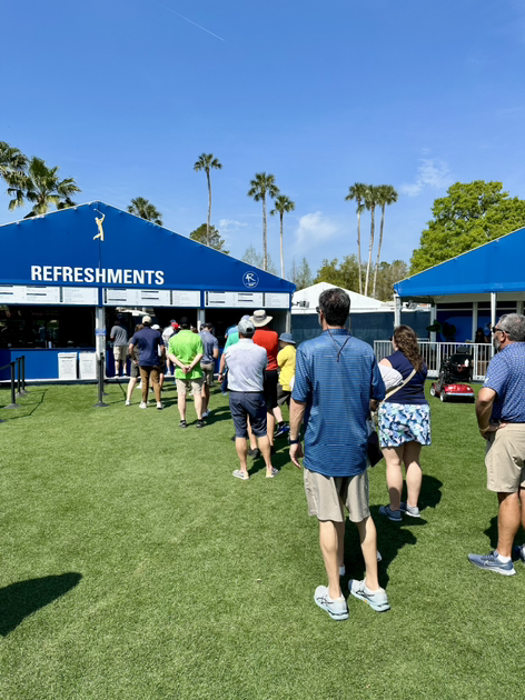 We are proud to be serving our smokin’ good BBQ at The Players Championship! #tpcsawgrass #bbq #golf #peacelove4r