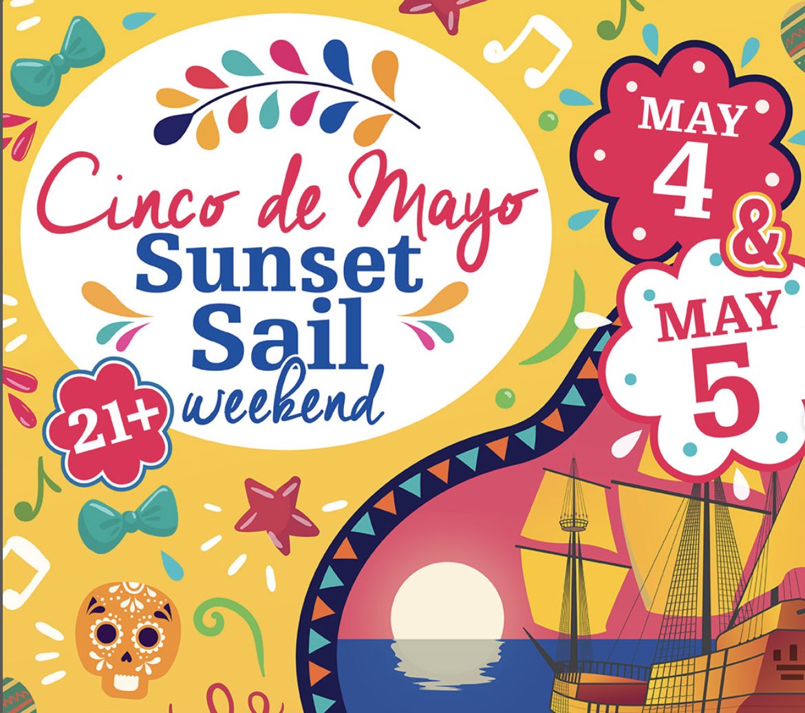 🌅 Get ready for a fiesta with @sdmaritime on Cinco de Mayo weekend! 🎉⛵ Join them on Saturday or Sunday, May 4th & 5th, for an unforgettable sunset sail aboard the magnificent San Salvador! Book early and secure your spot now for a fiesta you will not forget!