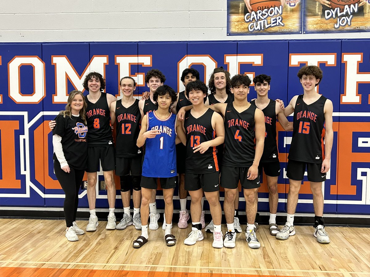 OrangeHS_AD's tweet photo. Off to a strong start today. Pioneers go undefeated at home Tri-match. Good Work!!! @OOHSBOYSVB https://t.co/vFqqiYzdN2