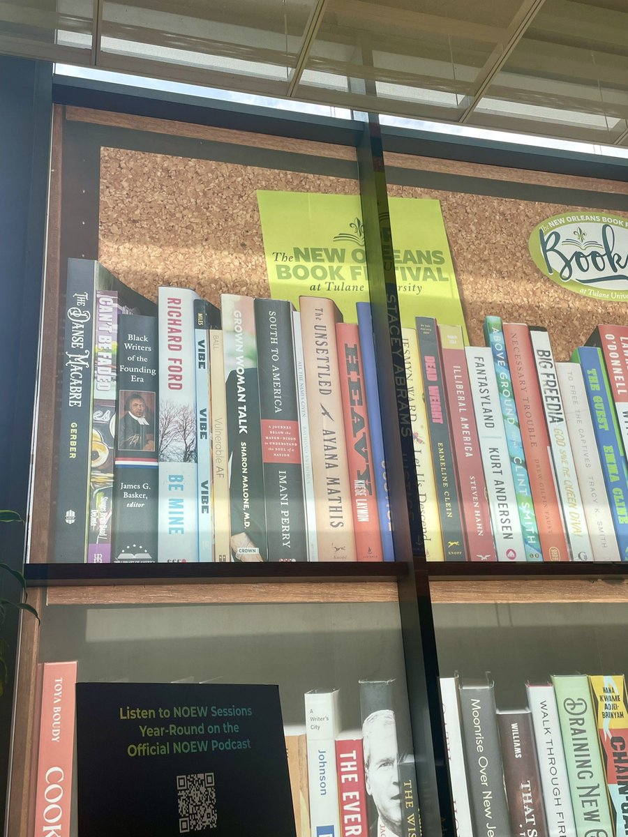 I’m at New Orleans Book Festival and see South to America on the wall. I stop and look closer and see Vibe up there too. Seeing my work by Imani Perry’s, I won life.