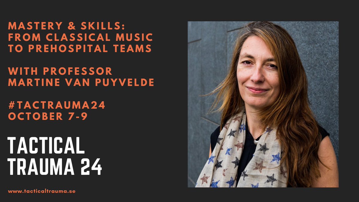 The #TacTrauma24 faculty with the coolest background! Classical musician 🎼 👌🏻Prof Clinical Psychology. Licensed Relation- & Family Therapist. Studying human performance optimization& stress management. In extreme environments and (very) high performance teams. Royal Mil Acad🇧🇪