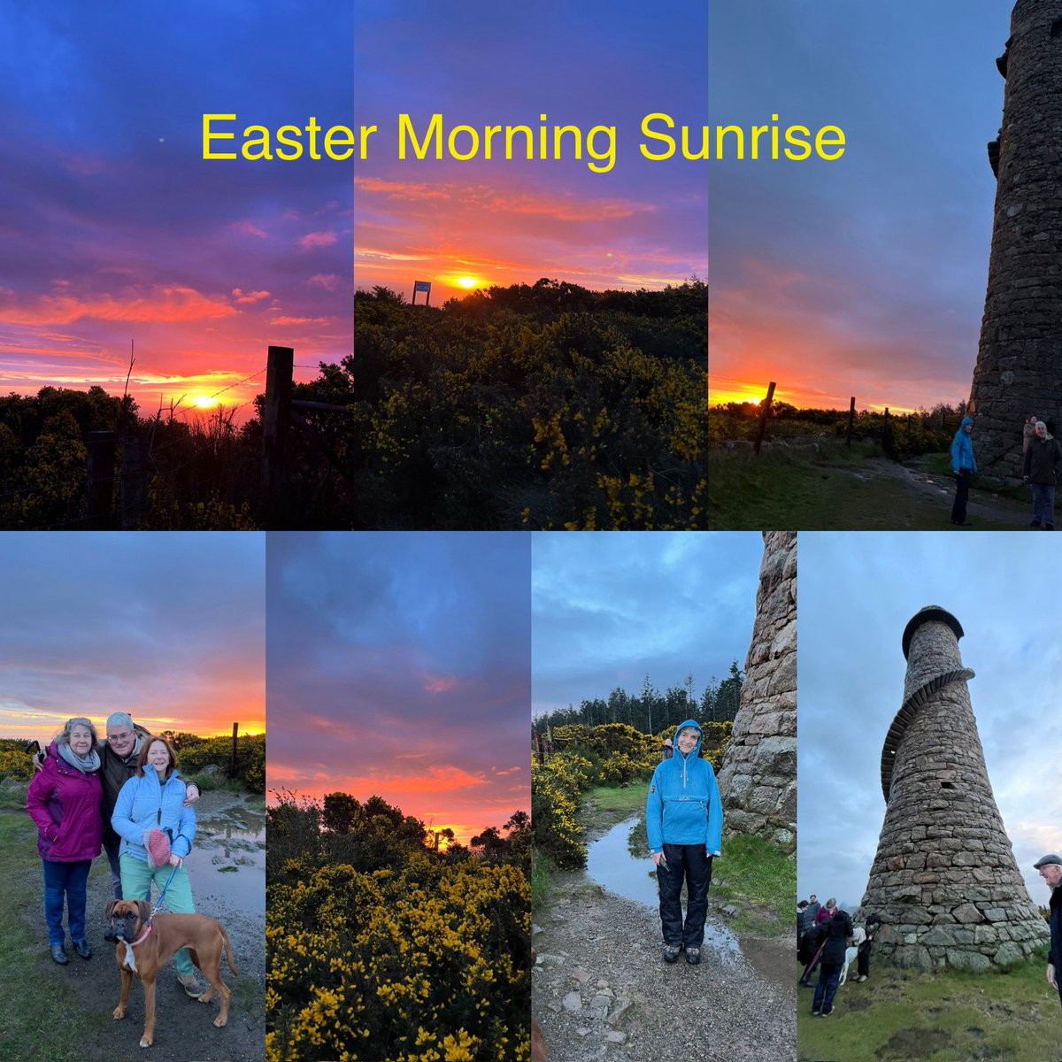 Easter Morning Celebration at the Leadmines Chimney #easter2024 #Celebration #Thanksgiving #sunrise #morninghasbroken