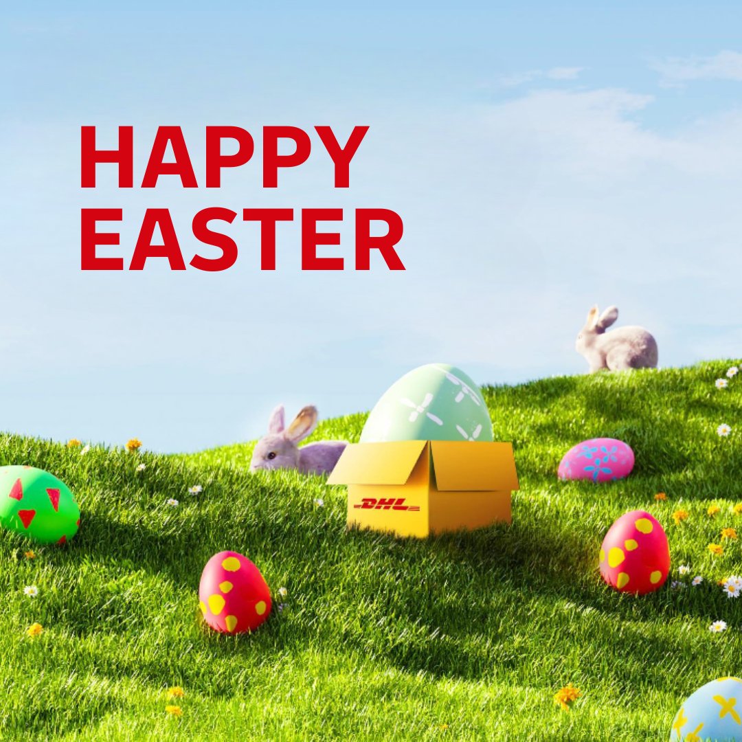 Wishing all of our customers a very happy Easter from all the team at DHL Express Ireland 🐣 #DHLExpressIreland #Easter #Ireland #HappyEaster