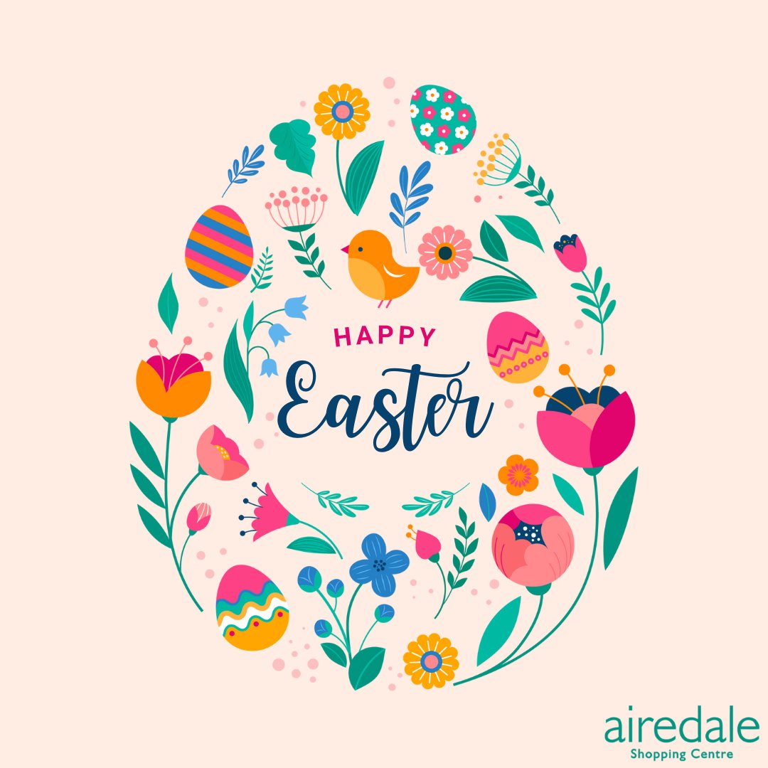 🐰 Wishing you a very Hoppy Easter from Airedale Shopping Centre 🐤
