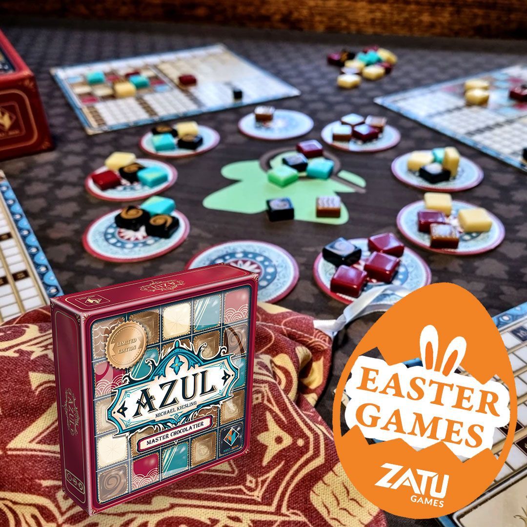 Happy Easter Everyone!! 🐤 These are some of the boardgames we will be playing this Easter. What Games will you be playing? #Easter #Zatu #Zatugames #wingspan #azul #boardgames
