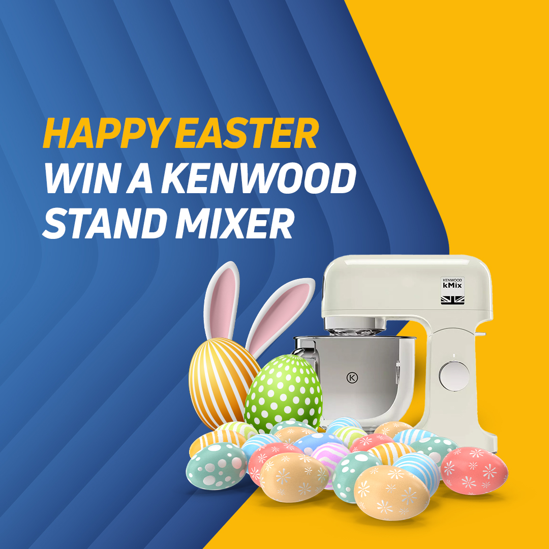 On behalf of Kwik Fit, Happy Easter🐥🐰🐣

We are celebrating by giving you the chance to WIN a Kenwood stand mixer so you can bake some goods with all of that Easter chocolate🍫😍 To enter, like this post, tag a friend and comment your favourite thing to bake!

T&amp;C's below.