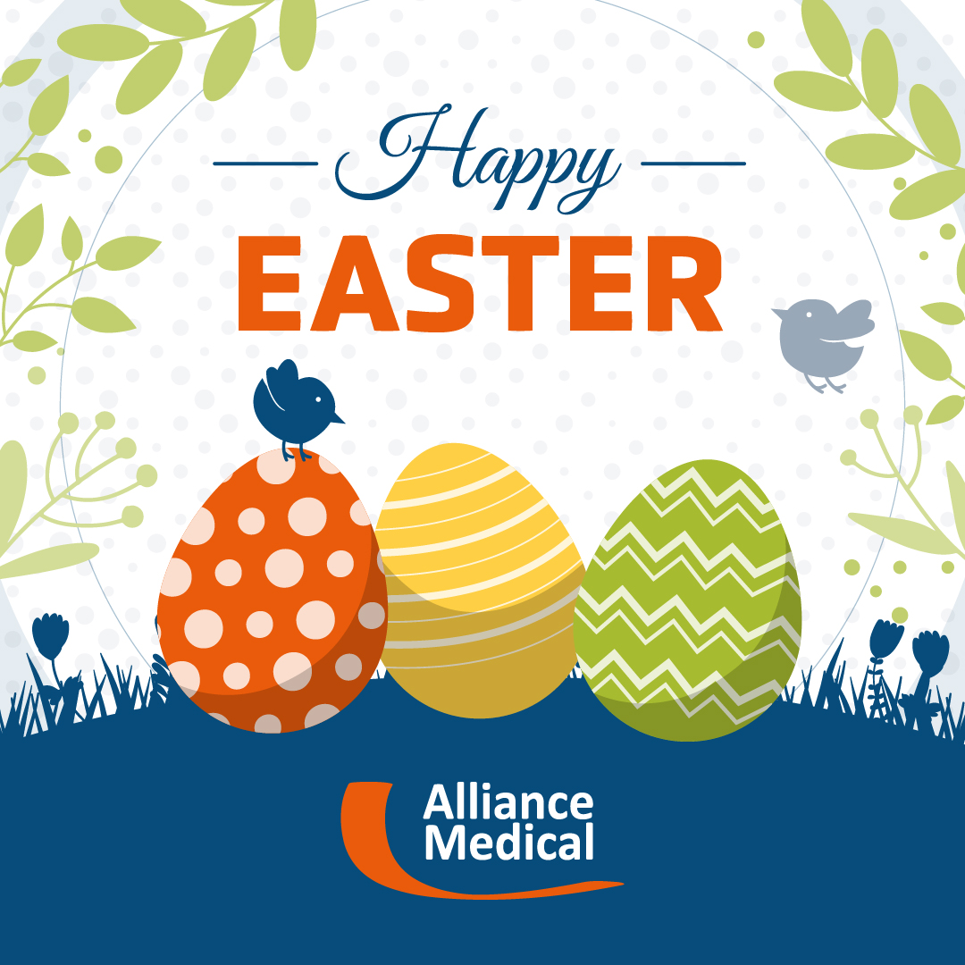 Happy Easter to our patients, colleagues and partners!

We hope it’s a peaceful, relaxing time for everybody celebrating this weekend.

#AllianceMedical #DedicatedToDiagnostics #TrustedNHSPartner #Easter #EasterWeekend