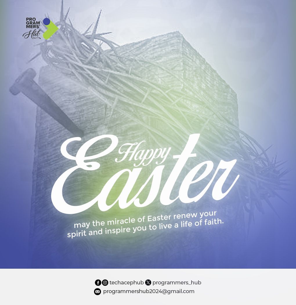 programmers_hub's tweet image. May this Easter bring everyone together for a joyous celebration, filled with happiness and enjoyment. Happy Easter ✨ ✨