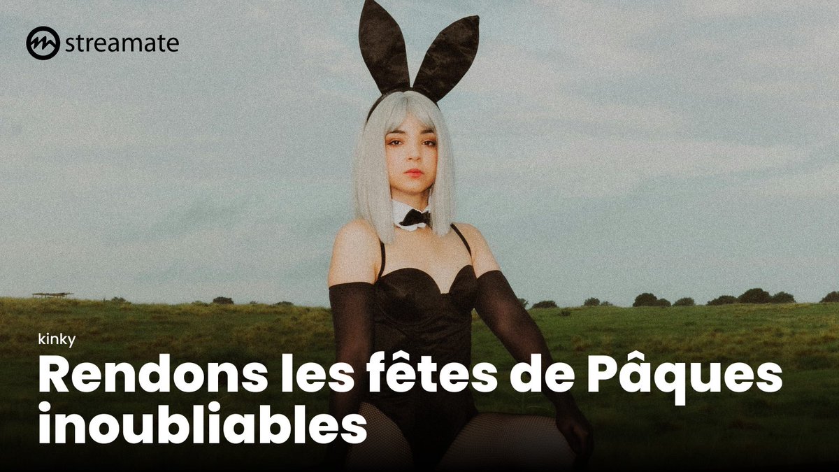 Pour Pâques, ajoutez une vibe de lapin sexy à vos diffusions ! 🐰 Mettez un costume de lapin et apportez un peu de plaisir ludique et coquin à votre public. Rendons les fêtes de Pâques inoubliables.🫦 #EasterBunnyGirl #KinkyFun #InStyle