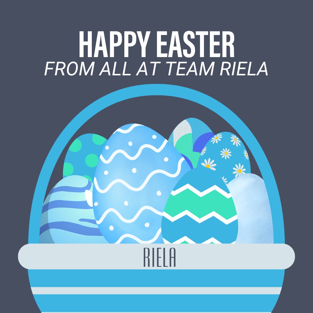 Happy Easter from us all here at #TeamRiela! For those who are celebrating this weekend we hope it's filled with sun, fun and plenty of goodies!🐰 #Easter #HappyEaster