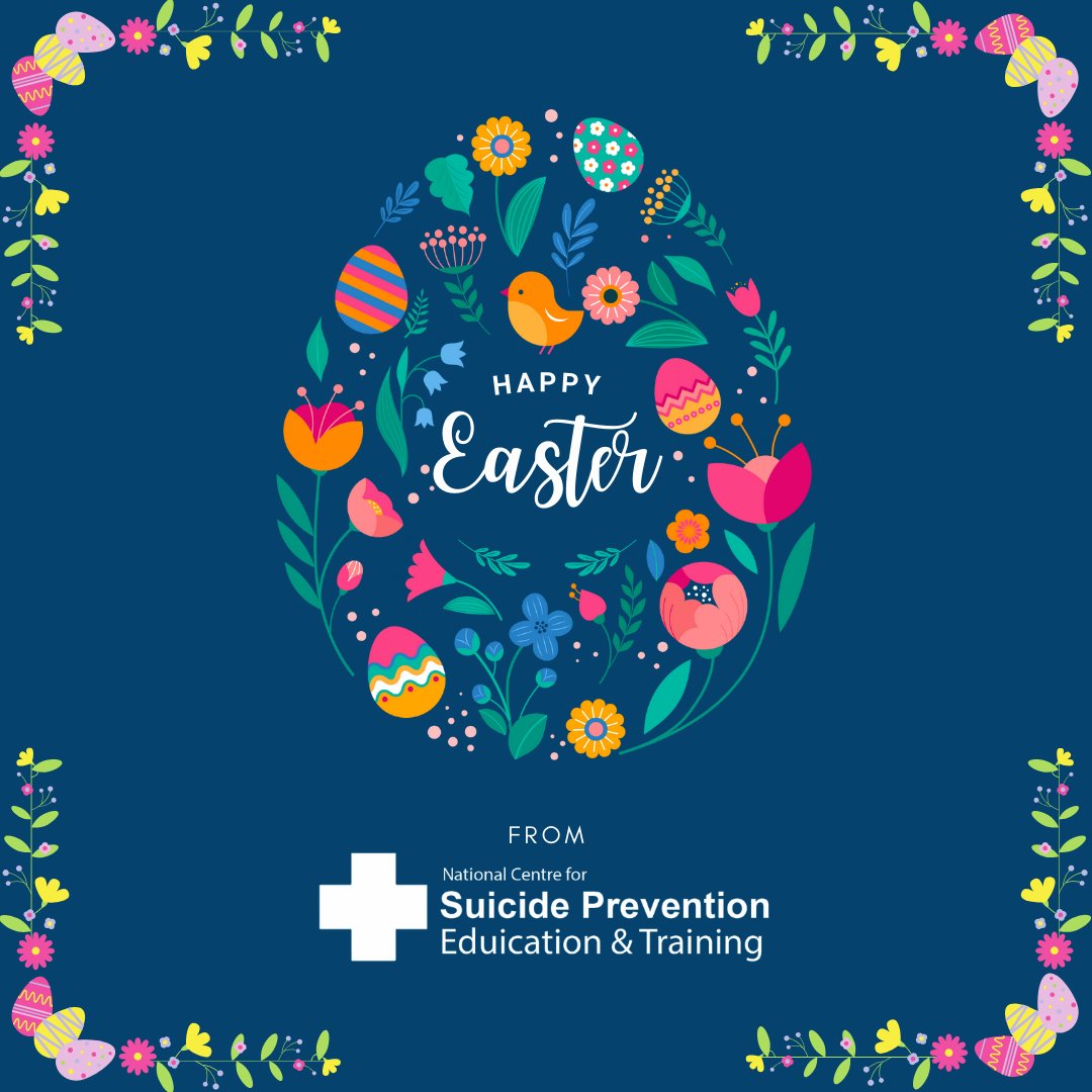 🐇 From all of us at NCSPET, we hope you have a restful Easter Break! #HappyEaster #suicideprevention #suicidefirstaid