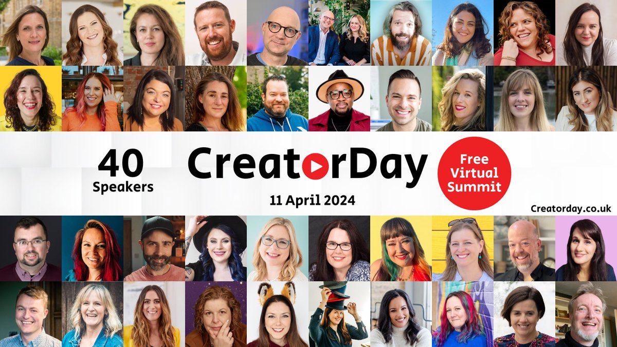 Elevate Your Skills with Creator Day! Join us on April 11th for Creator Day, featuring an incredible lineup of speakers! Don't miss insights from industry experts. It's FREE. creatorday.co.uk