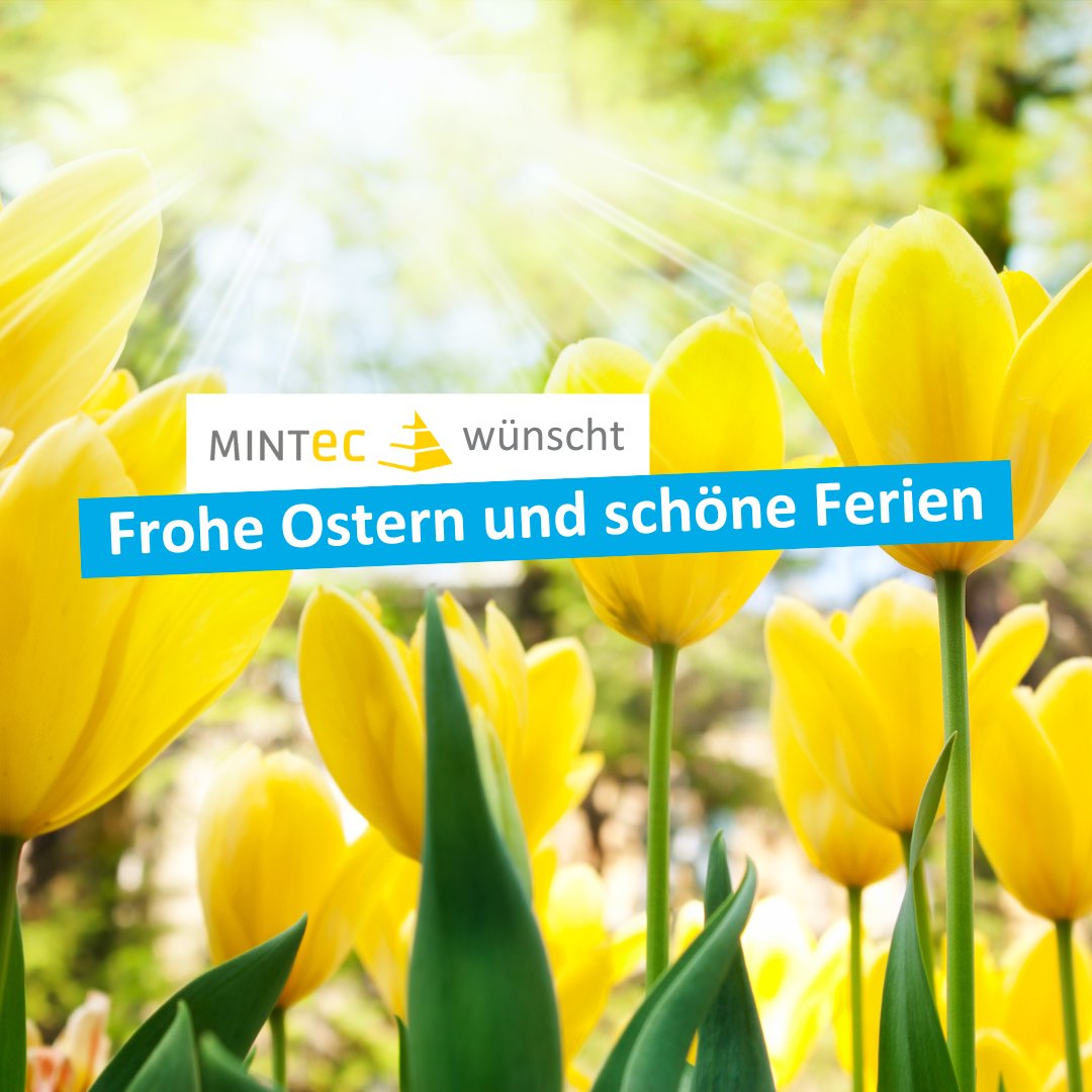 Das Team von MINT-EC wünscht Frohe Ostern! 🐰🌷 Genießt die festliche Zeit und lasst uns gestärkt für Bildung und Zusammenhalt bleiben! 📚 #FroheOstern