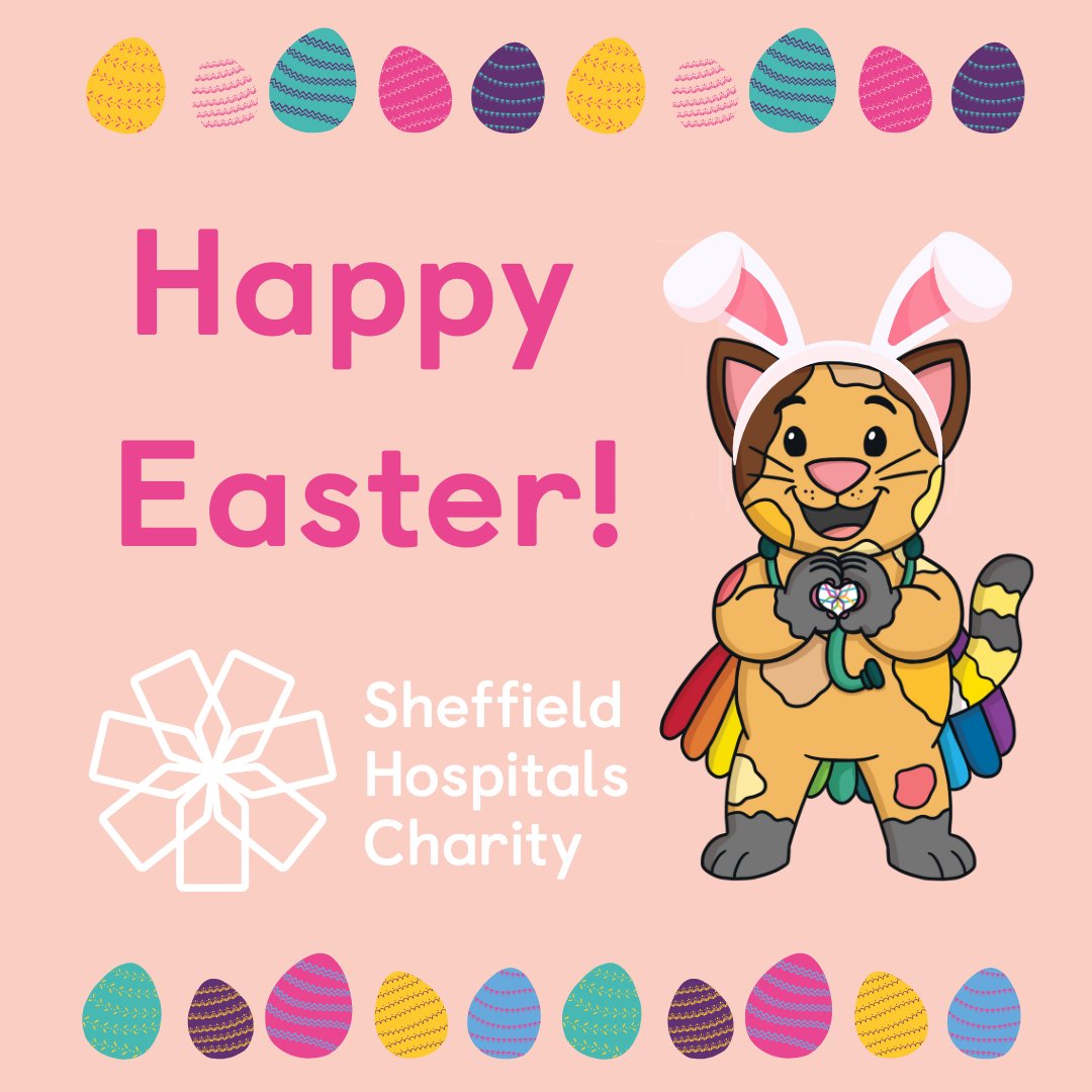 Happy Easter from all the team at Sheffield Hospitals Charity! 🐣 💐 🐇 #SheffieldHospitalsCharity #Easter #HappyEaster #NHS #Sheffield #SheffieldIsSuper