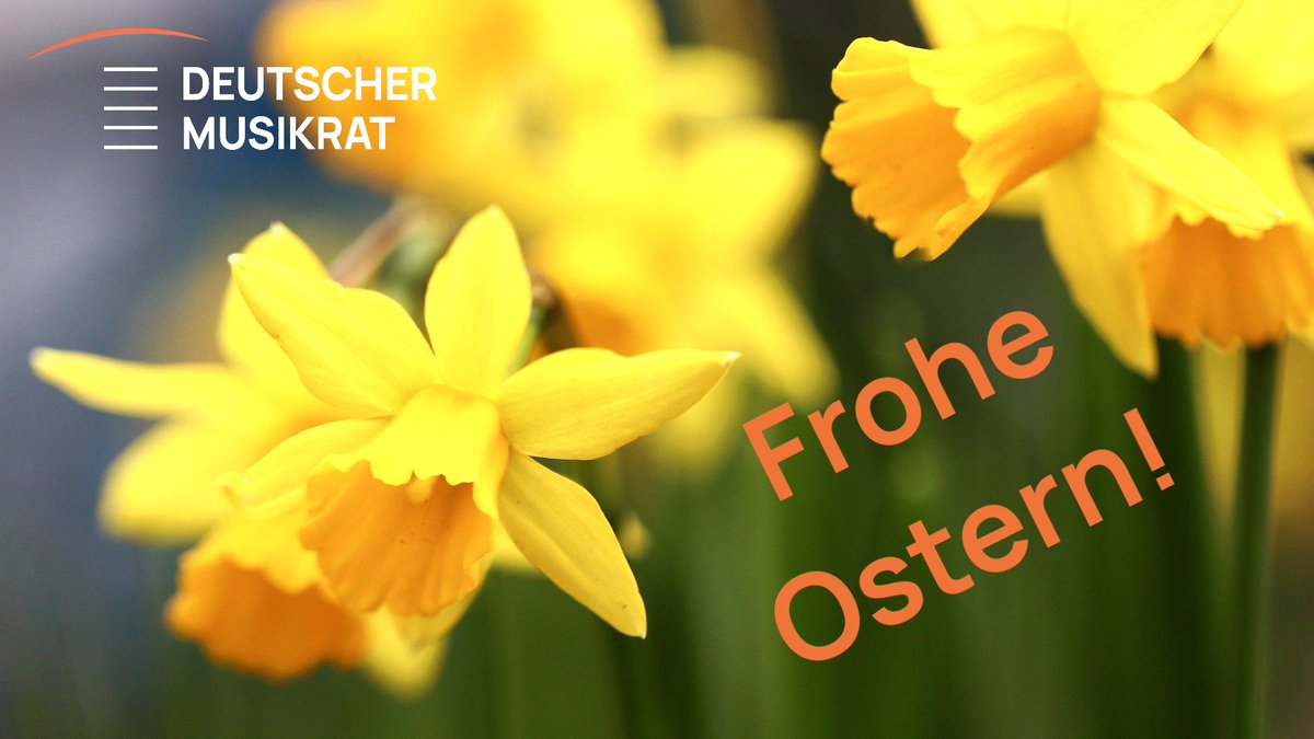 Wir wünschen euch ein frohes, besinnliches und hoffentlich musikreiches Osterfest! #DMR #Ostern #HappyEaster #FroheOstern #Ostersonntag