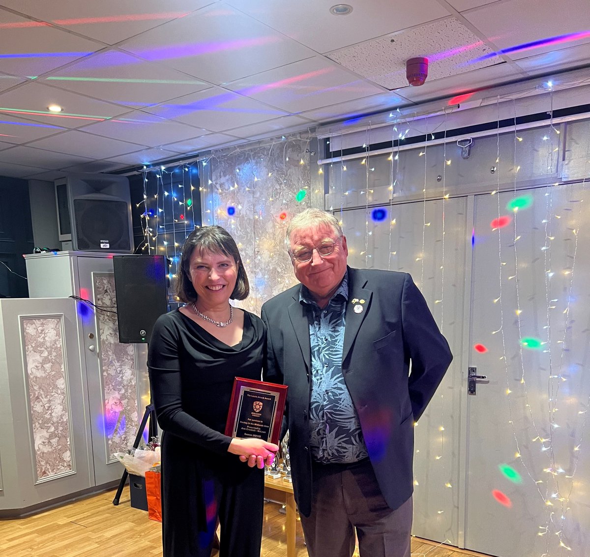Congratulations to Ann Crockett-McLean who received the Laurie Alcock Award for her tireless work at Newark HC - read more at tinyurl.com/376skwuj