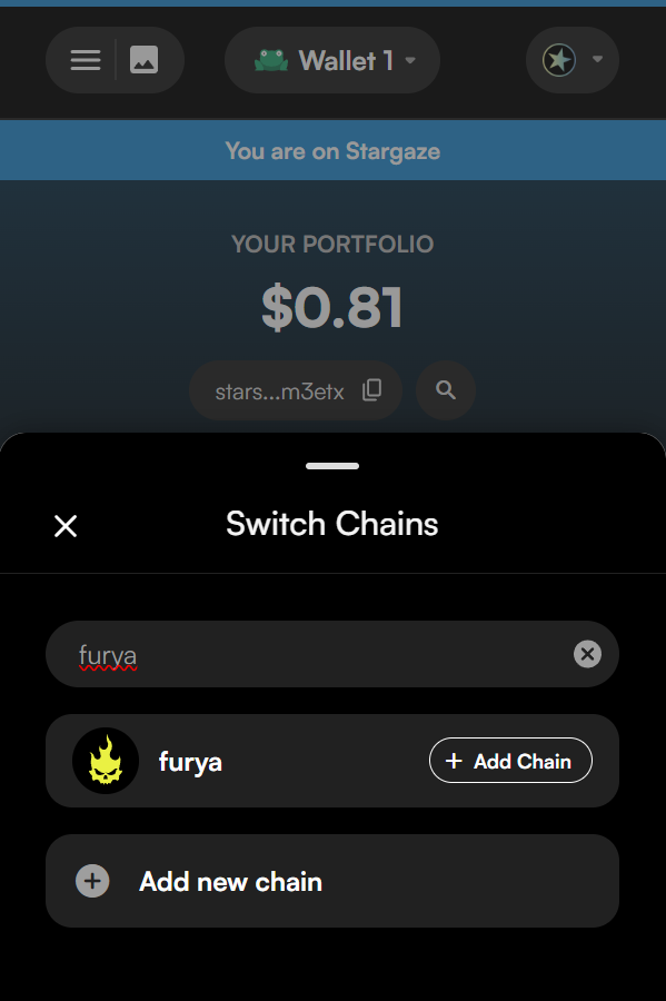 leap_wallet's tweet photo. @filbef @FuryaChain @FanfuryOfficial it's done 💪

you can add @FuryaChain to Leap by searching for it from the chain list

if it doesn't show up, follow this guide to update your wallet: https://t.co/PvnEc50aIw https://t.co/92JoErJEHi