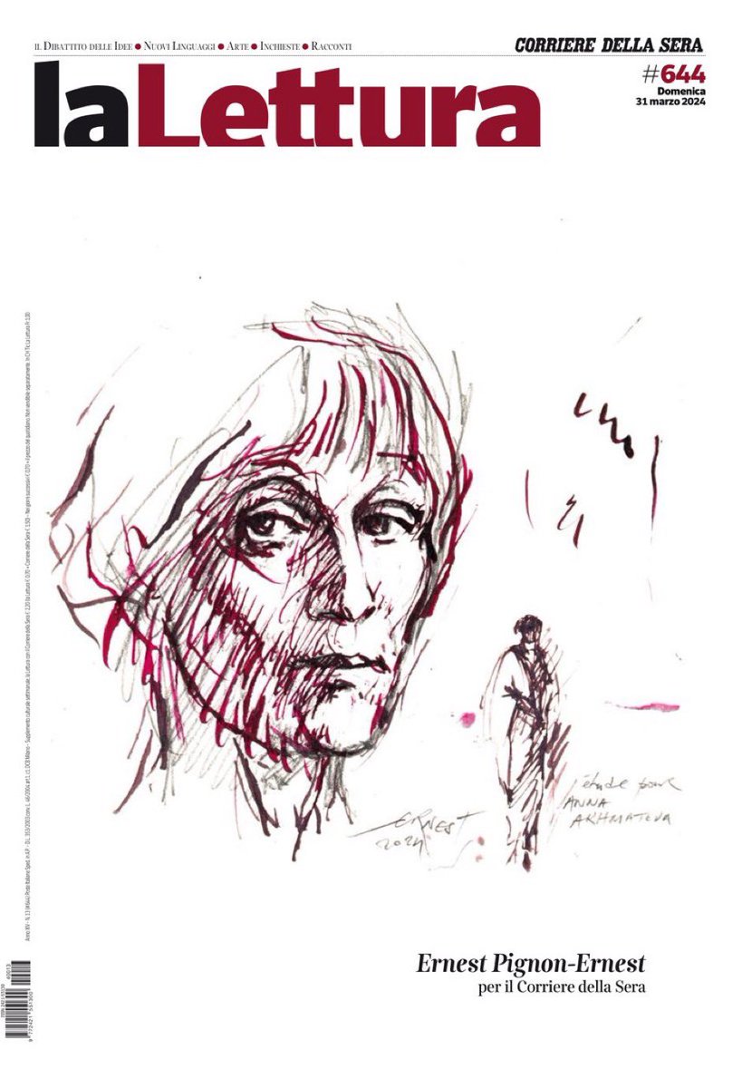 severinocolombo's tweet photo. Il Fabbricante di poesia legge @La_Lettura
Il nuovo numero nell’App e in edicola con il @corriere
con #alberi #ruanda #milano #londra #toddler #bcbf #annebrouillard #PapaFrancesco #willemdekooning #davidlynch #pinopascali #fdl #ernestpignonernest #dariabignardi #AnnaAchmatova https://t.co/NjLP7QHupS
