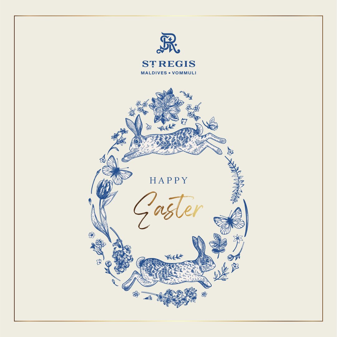 Easter Greetings from St. Regis Maldives! May your day be as bright as the tropical sun and as vibrant as our azure waters. Wishing you and your loved ones a joyous celebration filled with love, laughter, and unforgettable moments. #StRegisMaldives #LiveExquisite