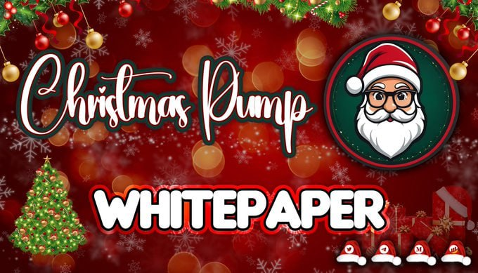 Christmas_Pump's tweet photo. Christmas Pump Whitepaper is whiter than the snow itself!🎅

Get the chance to learn more about the crypto project that every Christmas lover is talking about by clicking here!
👉https://t.co/wV1qQ3TsmI👈

#Crypto #CryptoCommunity #CryptoNews #cryptotrading #P2E