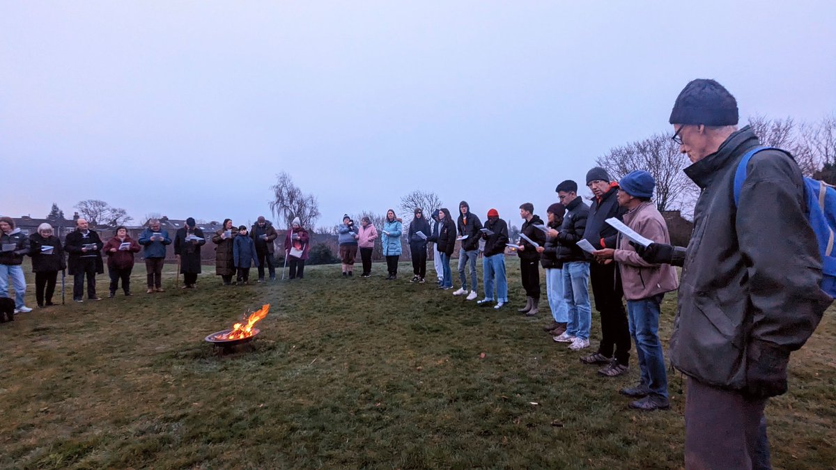 Early in the morning while it was still dark..... we crept onto Heaton Hill and proclaimed #HeIsRisen #HappyEaster <a href="/visitBradford/">Visit Bradford</a>