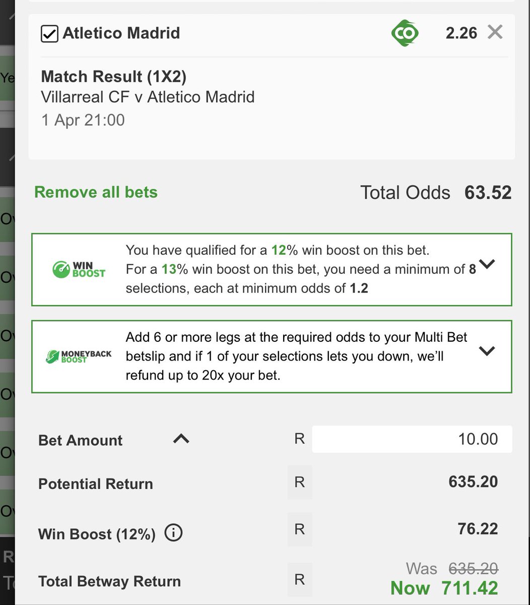 Kick off at 12:30

Code: U19DCA853 betway.co.za/bookabet/U19DC…