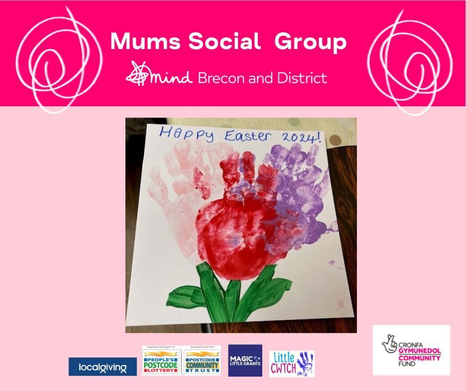 BreconMind's tweet image. A very Happy Easter from the Mums Matter Team @breconmind.  Thank you to the budding artist at our Mums Easter Social Group for allowing us to post this beautiful card.