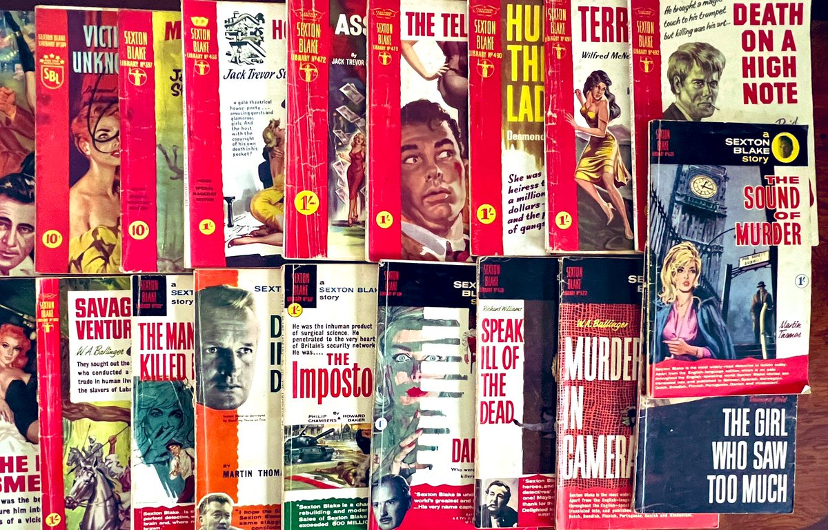 CatoCrane's tweet photo. Large Collection of Original #SextonBlake Magazines In Auction Now at https://t.co/jte64Heiid @MarkHodderBooks @BookDuke @shrewsmorris @heswallmagazine @BLAKIANA @SherlockPastich @Mystery_Tomes @chestertweetsuk @nybooks @DetectiveBooks @TrueDetective @LivEchonews @YOLiverpool https://t.co/jUQNnpBWzL