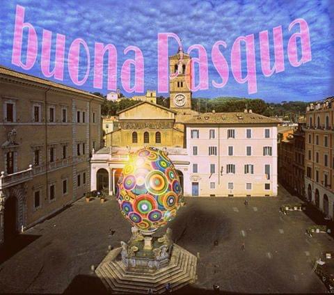 Buongiorno e buona domenica a tutti, il mese di Marzo ci lascia con la santa #pasqua e l'ora legale...Buona pasqua da #trastevere❤