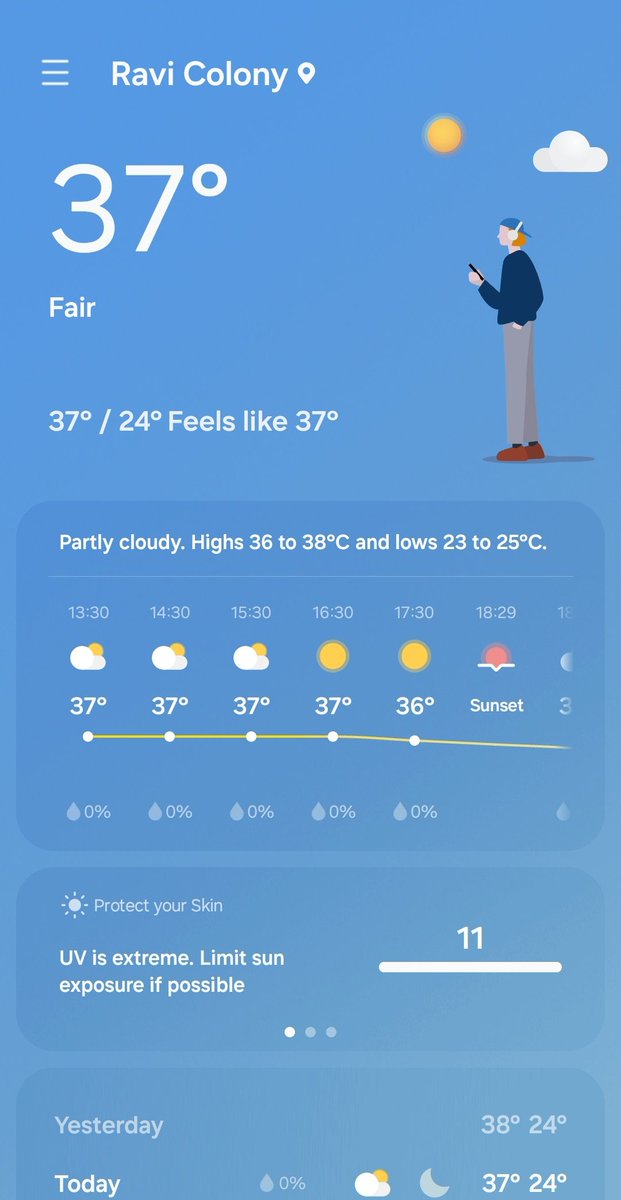 likhitha_parimi's tweet photo. Too hot here in hyderabad today.. :(

#Hyderabad #Weather #WeatherUpdate #heatwave https://t.co/BA970SdKlP