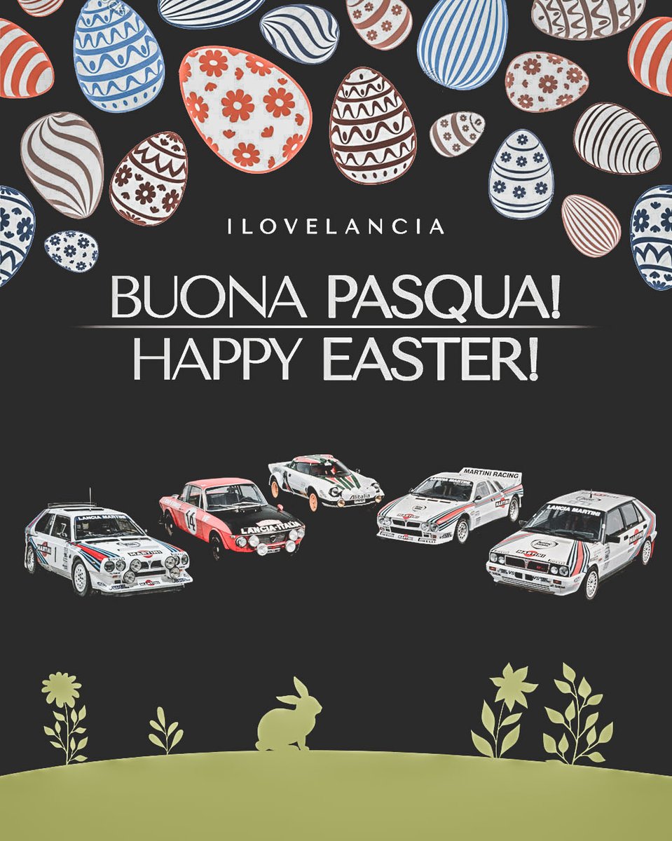 Buona Pasqua a tutti i lancisti! Happy Easter to all Lancia fan! #lancia #ilovelancia #happyeaster #buonapasqua