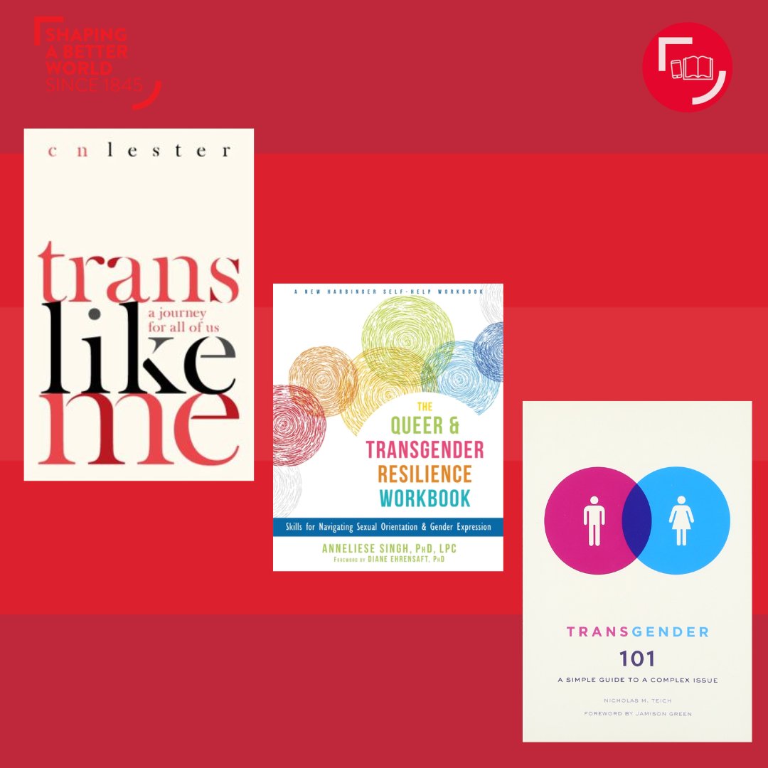 Today is International Transgender Day of Visibility. We have many resources available in our #WellbeingCollection @QueensSU_ @QUBstaff @QUBInclusion @QUBWellbeing