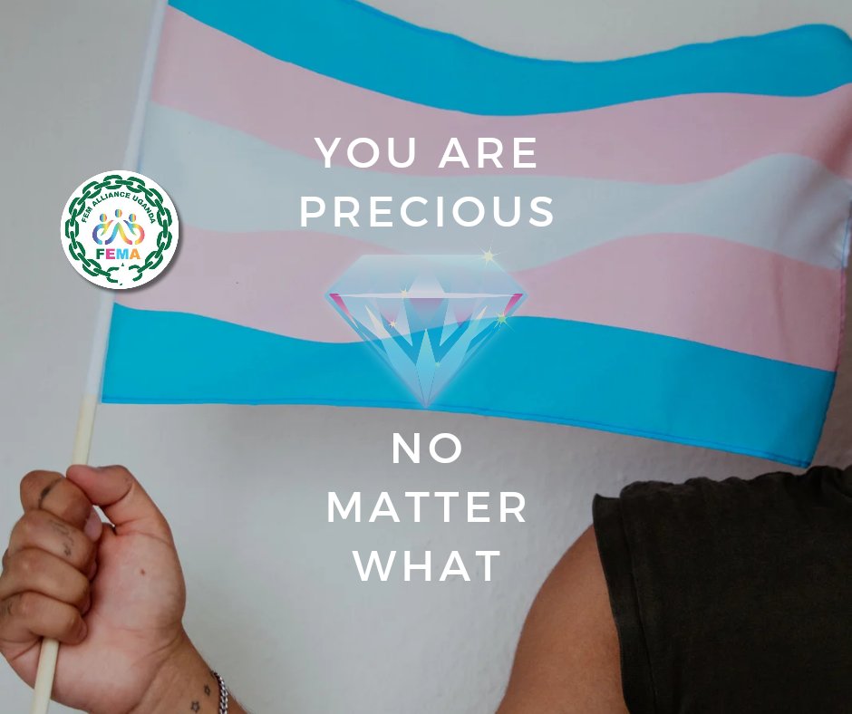 femauganda's tweet image. International Transgender Day of Visibility 2024.,⚧️🏳️‍⚧️
You Are Precious. No Matter What.