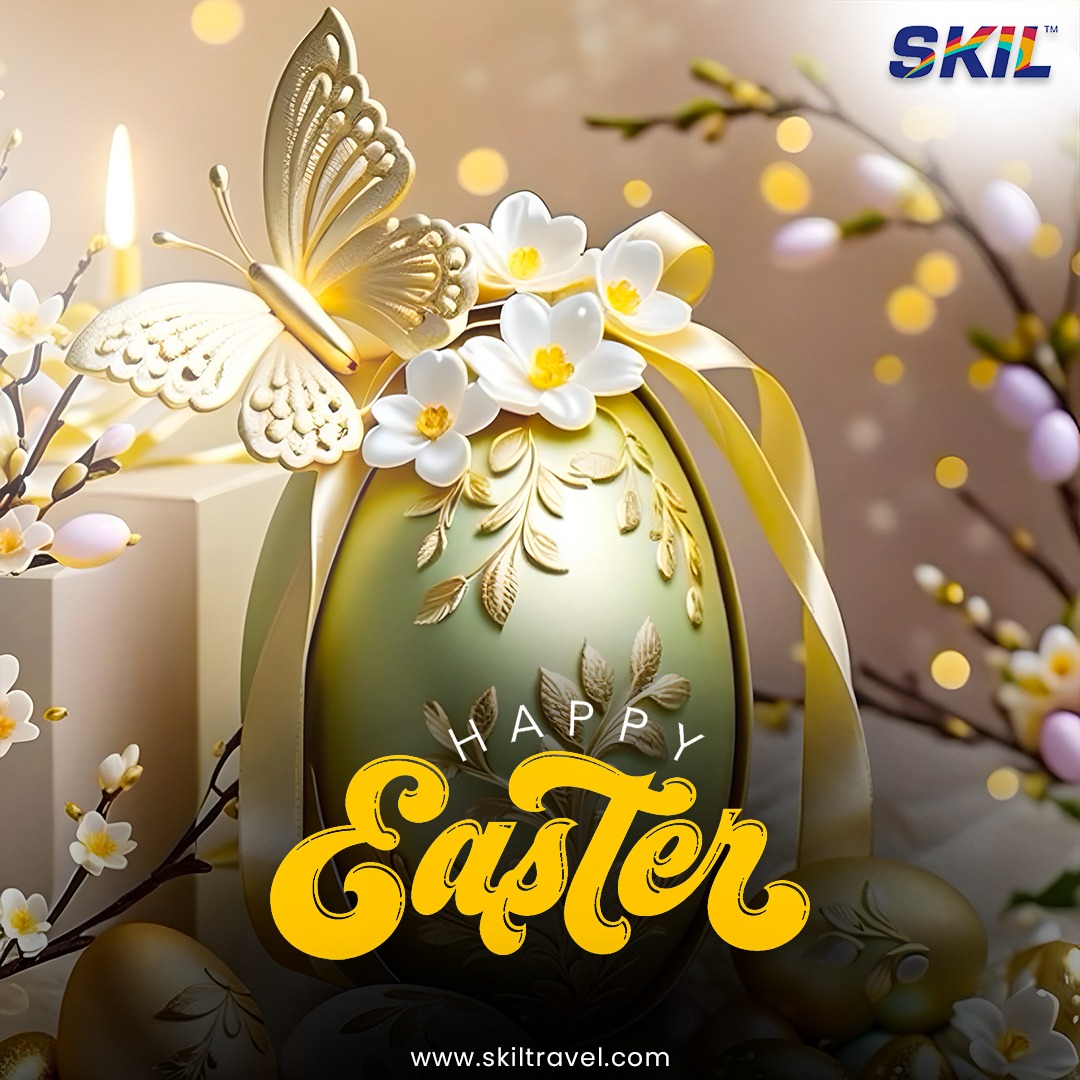 Happy Easter from 𝐒𝐊𝐈𝐋 𝐓𝐫𝐚𝐯𝐞𝐥! ✈️ Wishing you and your loved ones a joyous Easter filled with peace, family, and delicious treats! #SKILTravel #HappyEaster #NewBeginnings #EasterVibes #easterday #easter #easterbasket #jesus #eastertime #corporatetravel #businesstravel