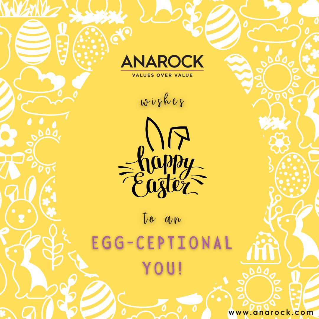 ANAROCK's tweet photo. Here’s to a season of renewal and hope. 

Wishing you an Egg-ceptional Easter filled with warmth and cherished moments. 

Happy Easter!

#easter #easter2024 #newyear #anarock #EasterEggs #happyeaster2024 #EasterBunny https://t.co/9PKtyKZvDQ