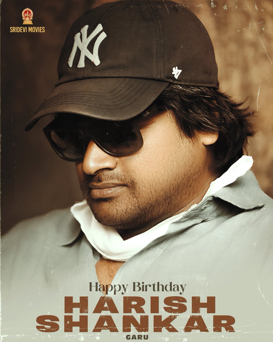 Wishing a Happy Birthday to the dashing director @harish2you garu 💐 Wish you a grand blockbuster with #UstaadBhagatSingh & many more 🤩 #HBDHarishShankar