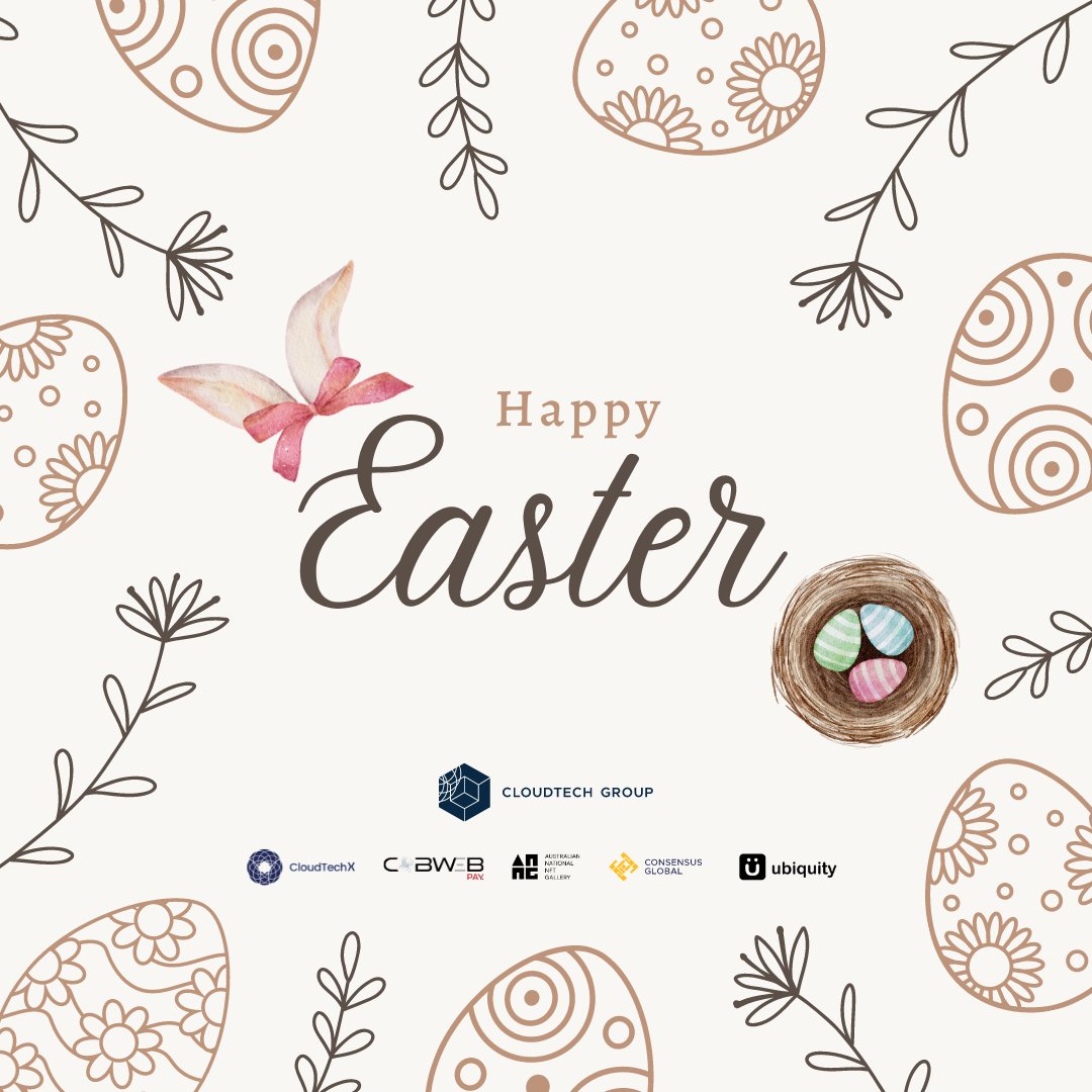 Happy Easter from the CloudTech family🌟! May the day be filled with joy, love and lots of chocolate eggs 🐰🪺