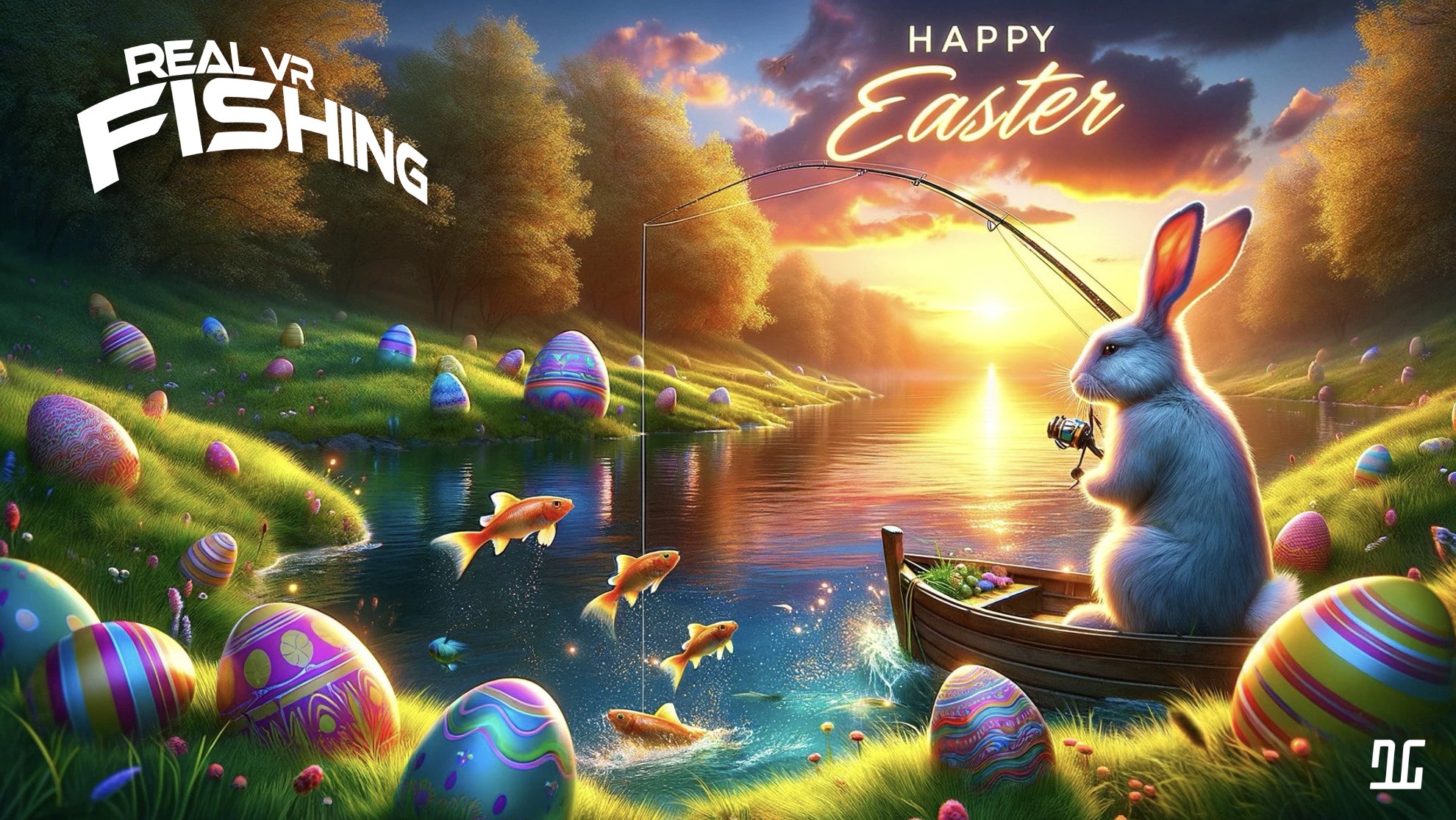 Real VR Fishing on X: HAPPY EASTER, ANGLERS!😍 Happy Easter to