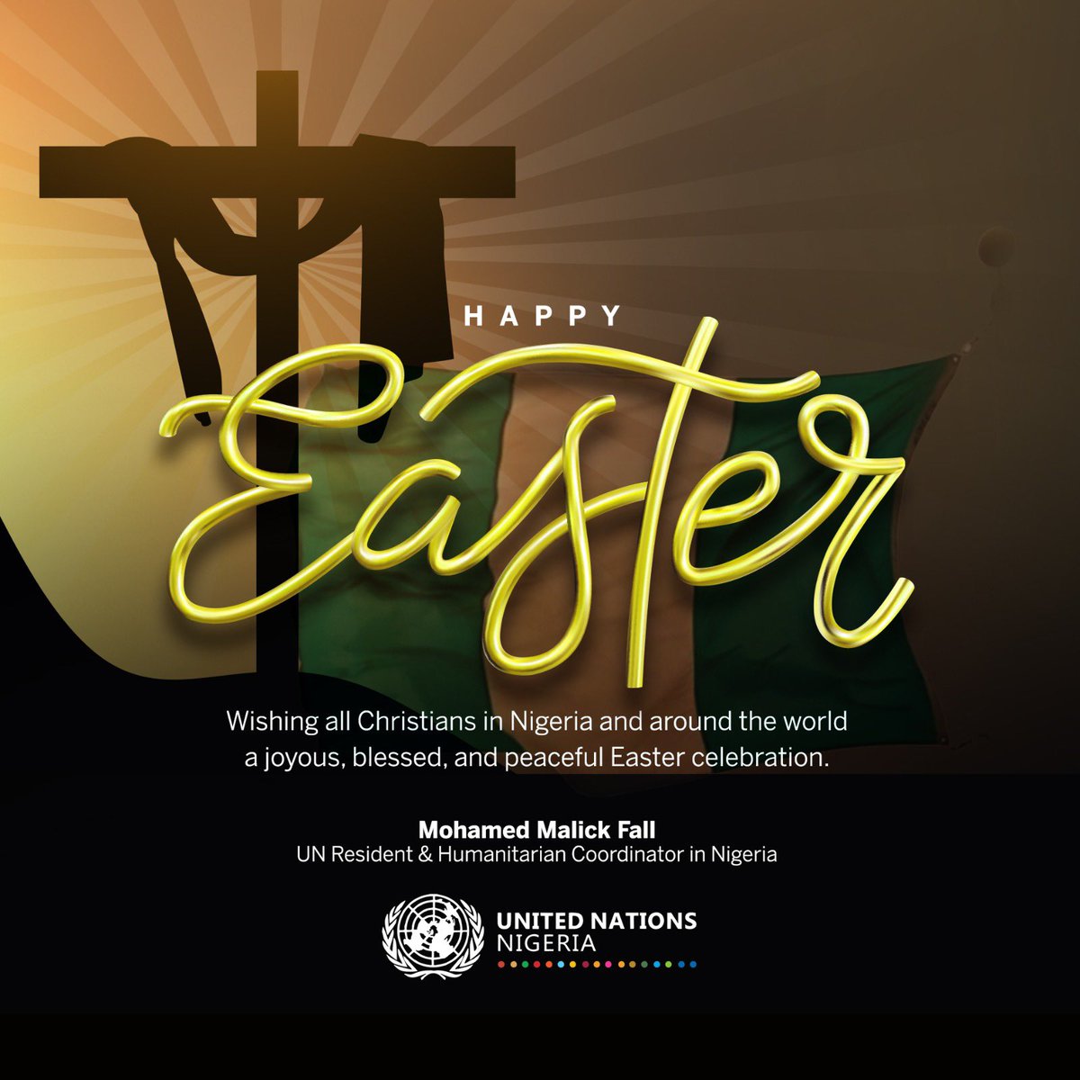 May this Easter inspires joy, peace and prosperity in Nigeria.